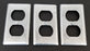 LOT OF 3 NEW RACO OUTLET COVERS