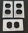 LOT OF 3 NEW RACO OUTLET COVERS