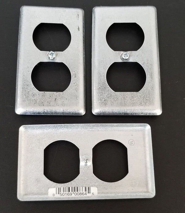 LOT OF 3 NEW RACO OUTLET COVERS