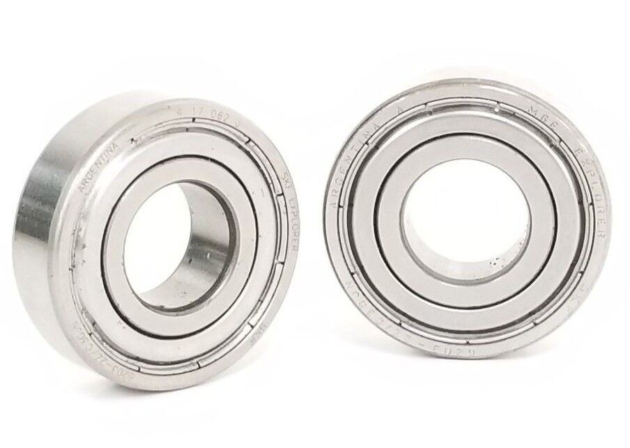 LOT OF 2 SKF 6203-2Z/GJN BALL BEARINGS 62032ZGJN