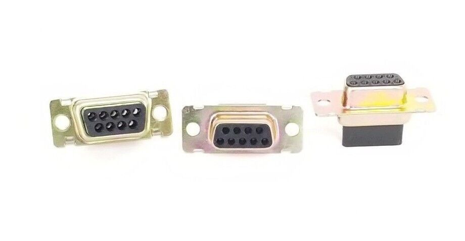 LOT OF 3 NEW GENERIC 9 PIN CONNECTORS