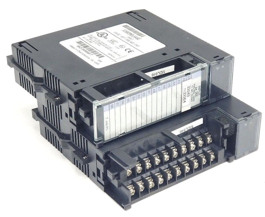LOT OF 2 GE FANUC IC693MDL646E INPUT MODULES 24VDC, 16PT, IC693MDL646