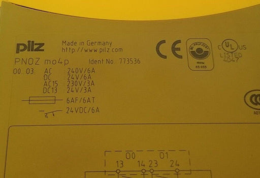 PILZ PNOZ-MO4P SAFETY RELAY EXPANSION MODULE PNOZMO4P