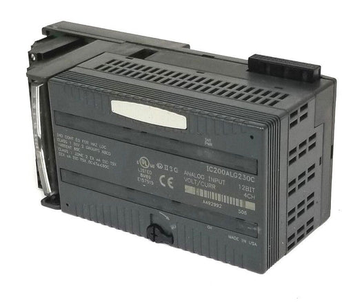 FANUC IC200ALG230C ANALOG INPUT MODULE, 12BIT, 4CH W/ BASE