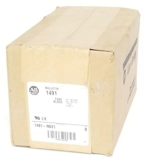 FACTORY SEALED ALLEN BRADLEY 1491-N621 FUSE BLOCK 1491N621