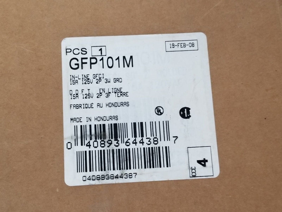 NIB COOPER GFP101M GROUND FAULT CIRCUIT INTERRUPTER B446081