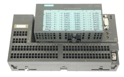 SIEMENS 63S7 193-1CL10-0XA0 TERMINAL BLOCK W/ 132-1BL00-0XB0 OUPUT MODULE