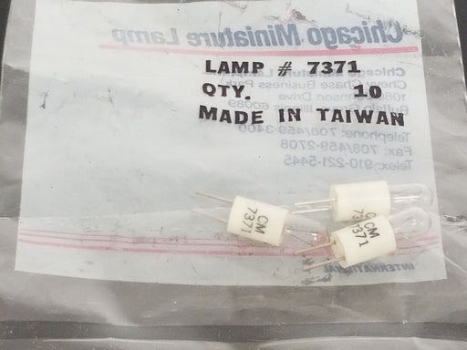 LOT OF 3 NEW CHICAGO MINIATURE # 7371 LAMPS