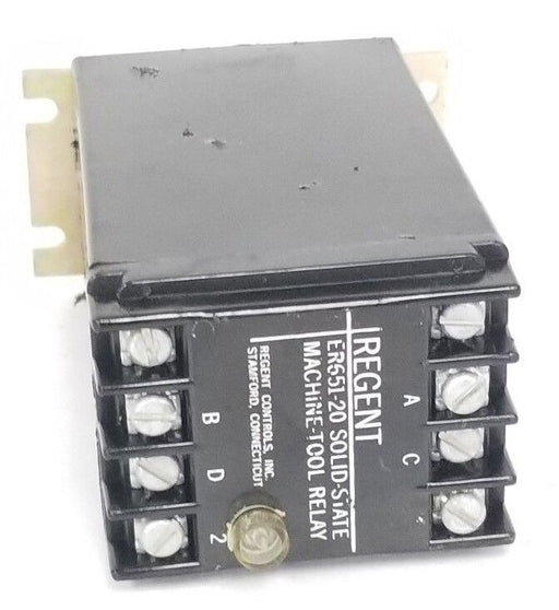 REGENT ER651-20 SOLID-STATE MACHINE TOOL RELAY ER65120, 1AMP, 24VDC