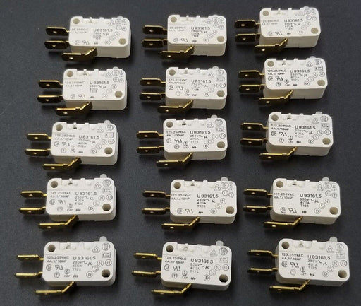 LOT OF 15 CROUZET U83161.5 SNAP SWITCHES  U831615