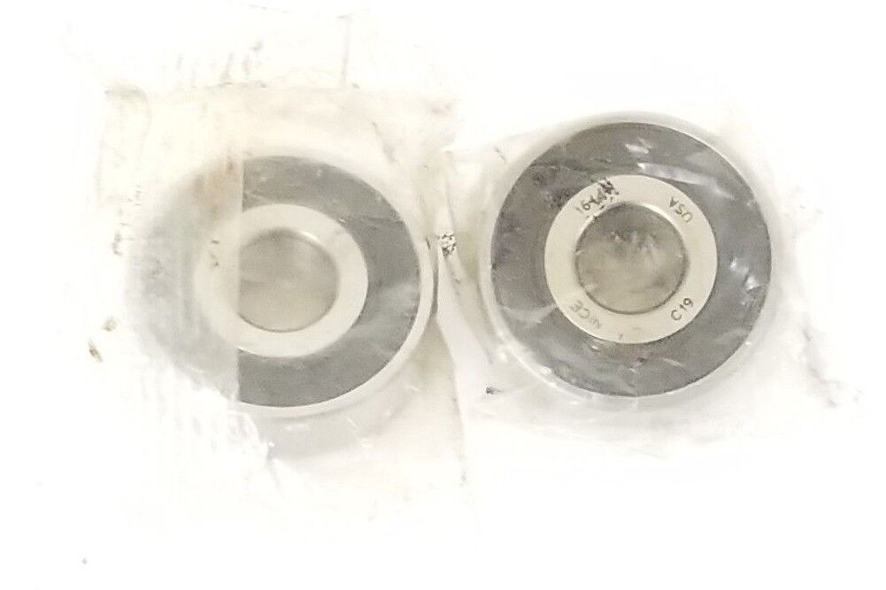 LOT OF 2 NEW NICE 1614 BEARINGS 3/8INCH BORE 1-1/8INCH OD