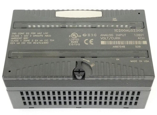 GE FANUC IC200ALG230D ANALOG INPUT MODULE 12 BIT, 4CH