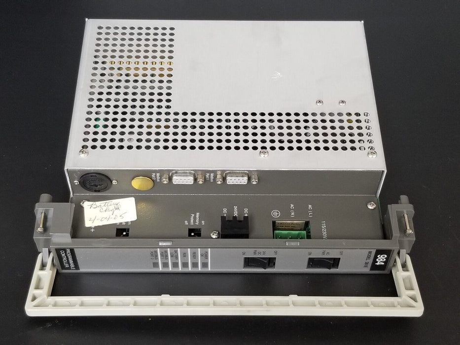 MODICON PC-E984-381 984 CPU 16K MEM2XMB, PCE984381, R/N: W