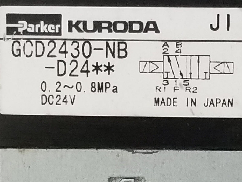 PARKER KURODA GCD2430-NB-D24** VALVE DC24, 0.2~0.8MPa