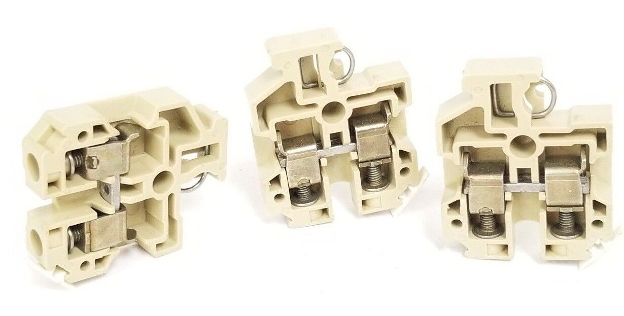 LOT OF 3 WEIDMULLER SAK-10 800V TERMINAL BLOCKS SAK10