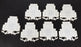 LOT OF 7 NEW ALLEN-BRADLEY 1492-HM2 TERMINAL BLOCKS 1492HM2