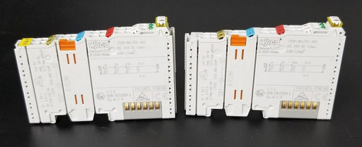 LOT OF 2 WAGO 750-400 2 CHAN IN 24VDC MODULES 750400