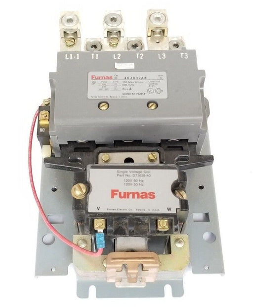 NIB FURNAS 40JB32AF MAGNETIC CONTACTOR SIZE: 4, POLES 3