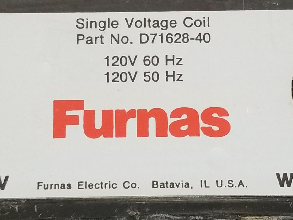 NIB FURNAS 40JB32AF MAGNETIC CONTACTOR SIZE: 4, POLES 3