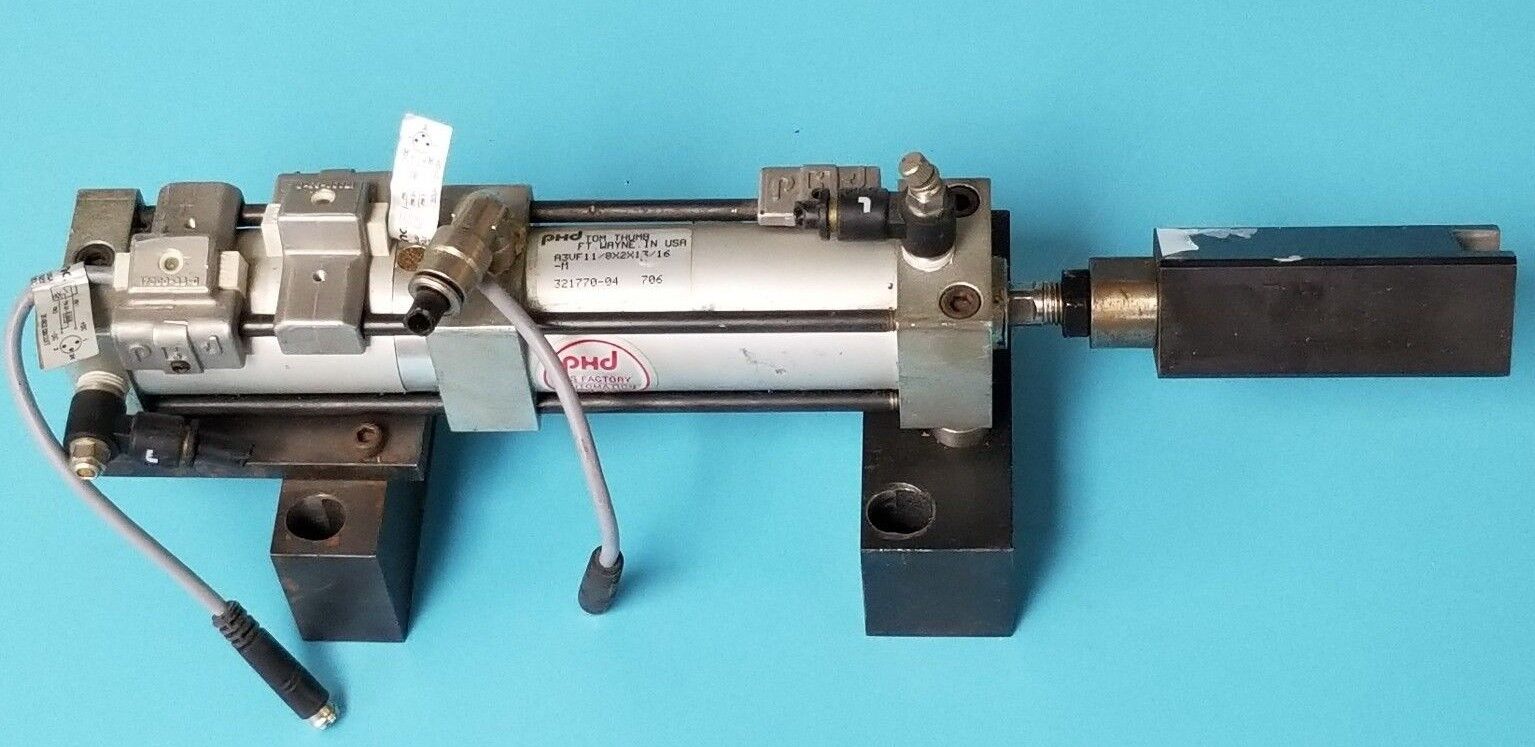 PHD A3VF11/8X2X13/16-M CYLINDER VALVE 3 POSITION 150PSI AIR 1-1/8 BORE 17522