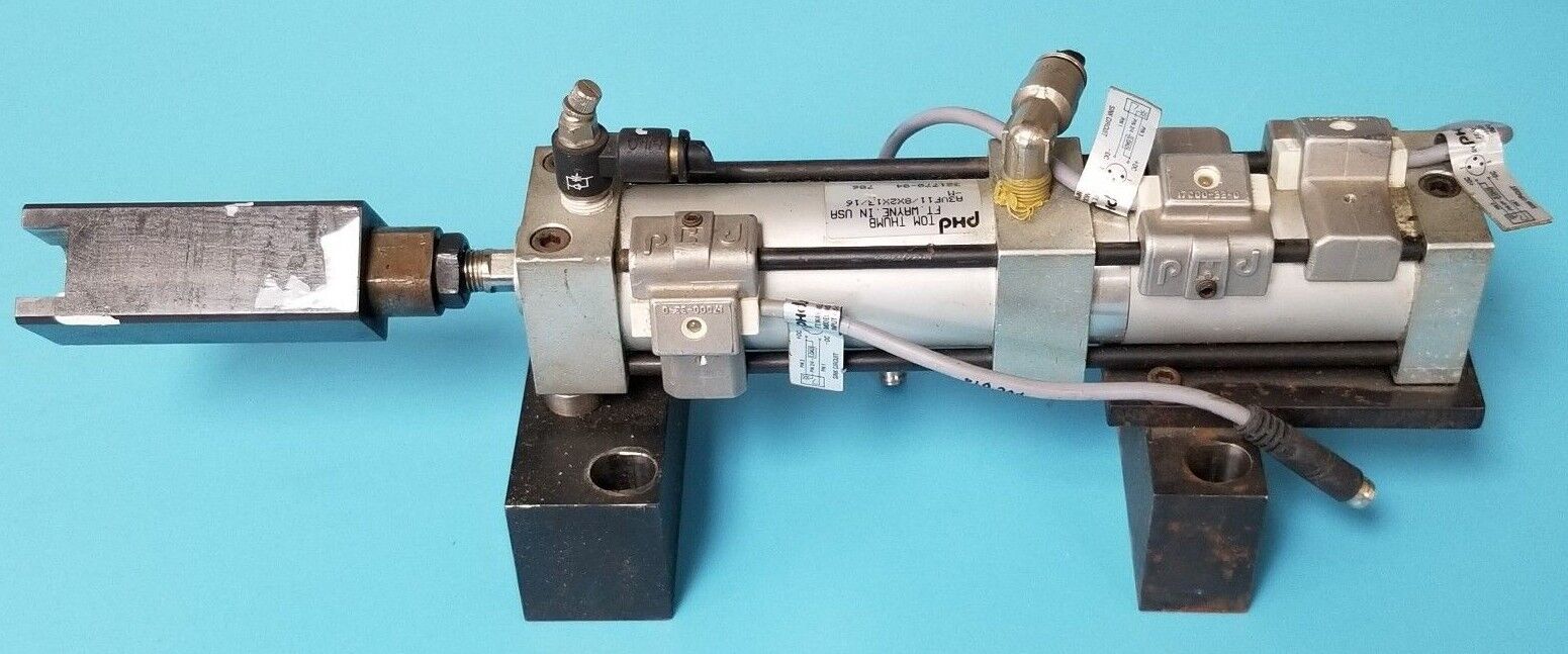 PHD A3VF11/8X2X13/16-M CYLINDER VALVE 3 POSITION 150PSI AIR 1-1/8 BORE 17522