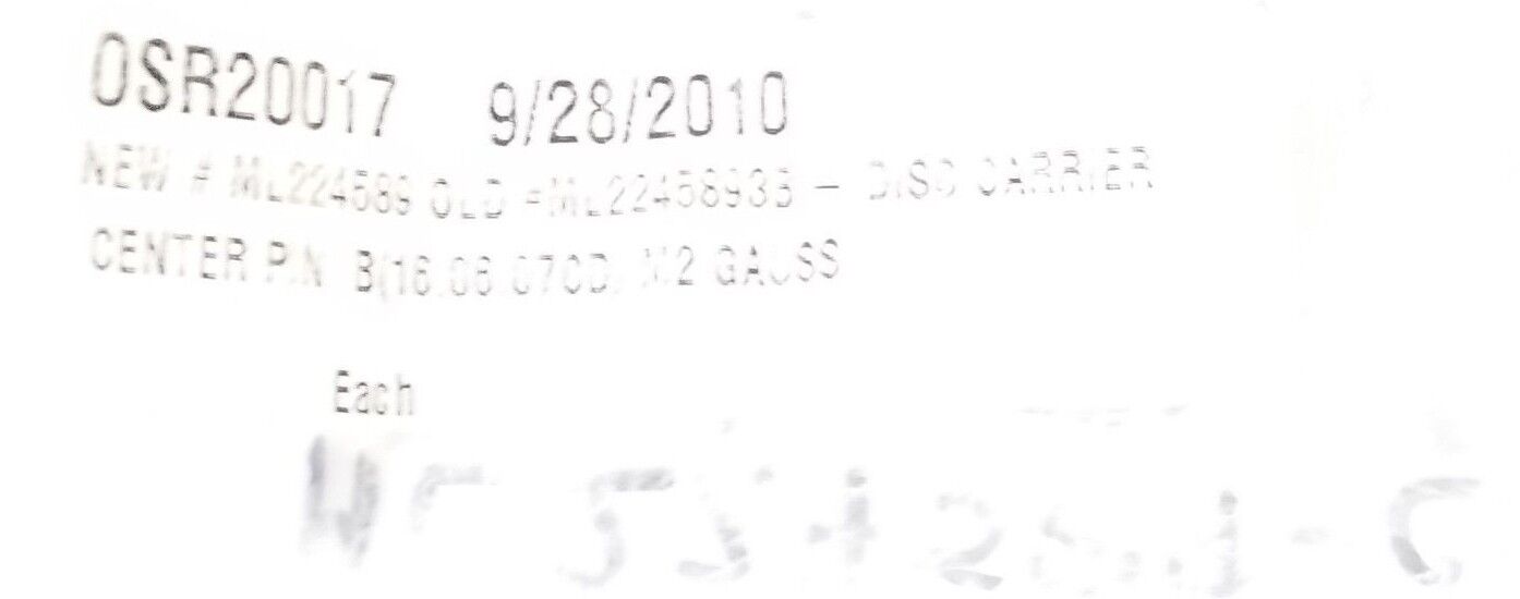 LOT OF 8 NEW GENERIC ML224589 DISC CARRIER CENTER PINS