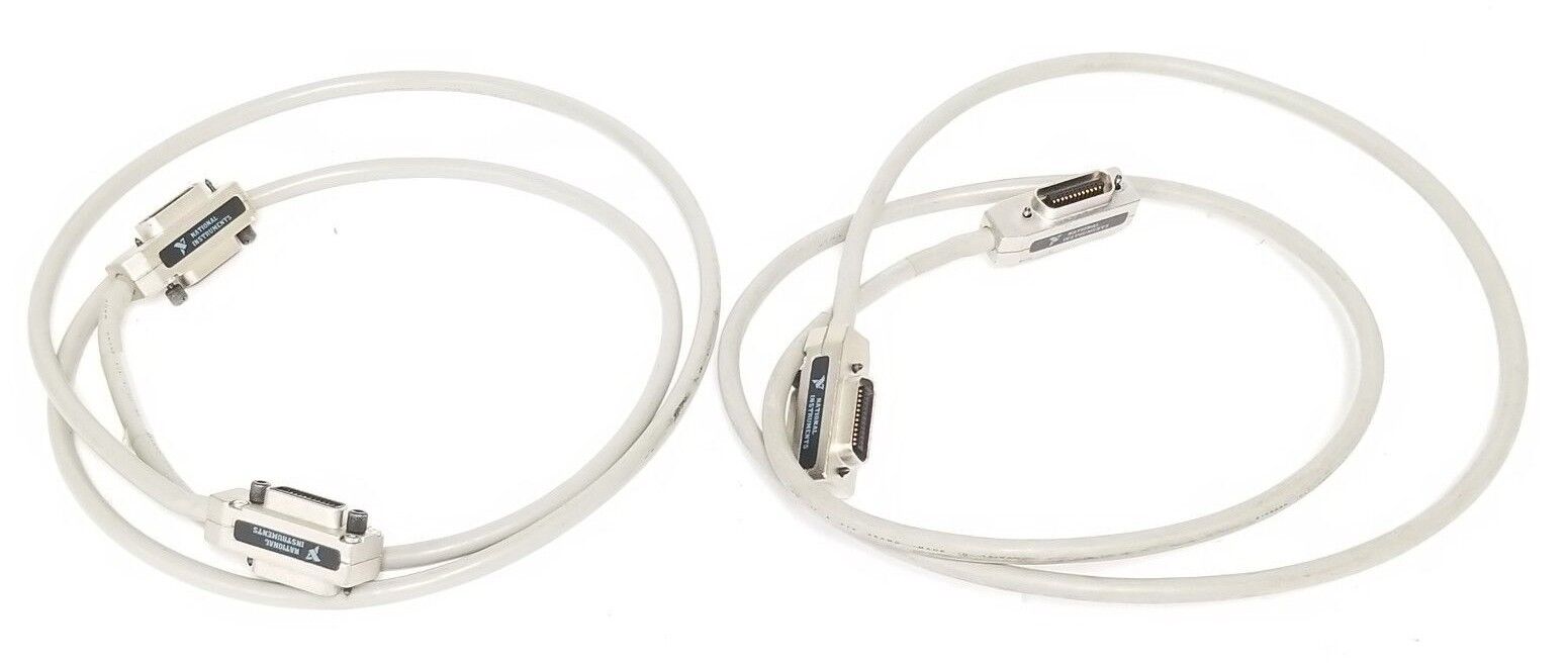 LOT OF 2 NATIONAL INSTRUMENTS 763507-02 CABLES, REV 1, TYPE X2, 2.1M