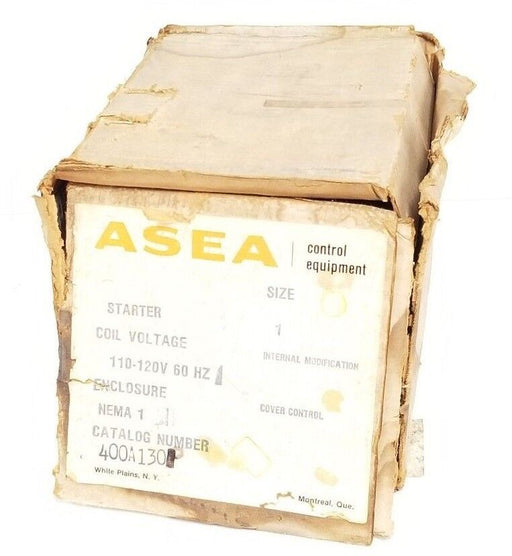 NEW ASEA BROWN BOVERI 400A130P STARTER 400A1301 , 110-120V, 60HZ