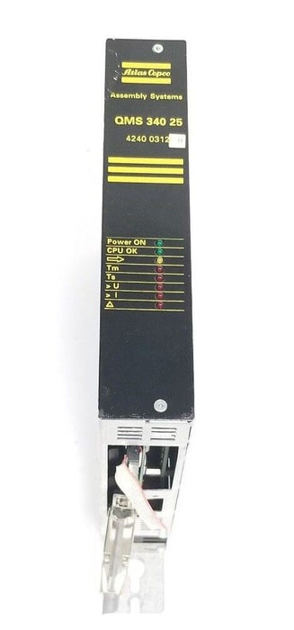 ATLAS COPCO QMS-340-25 SERVO CONTROLLER 4240031281-0007, 4240 0312 80, QMS34025