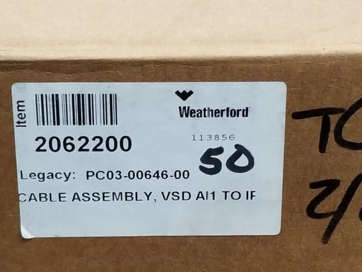 LOT OF 25 PHOENIX 2062200 VSD AI1 TO IF CABLE ASSEMBLIES 329/330/331, IC2,5-5,08