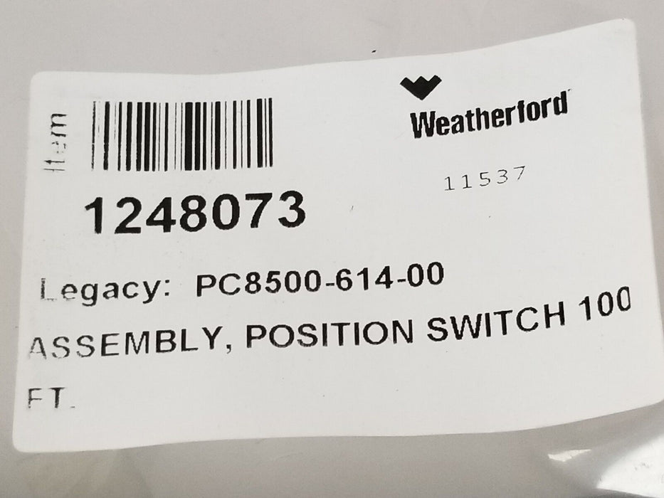 NEW WEATHERFORD / LEGACY PC8500-614-00 POSITION SWITCH 100FT.