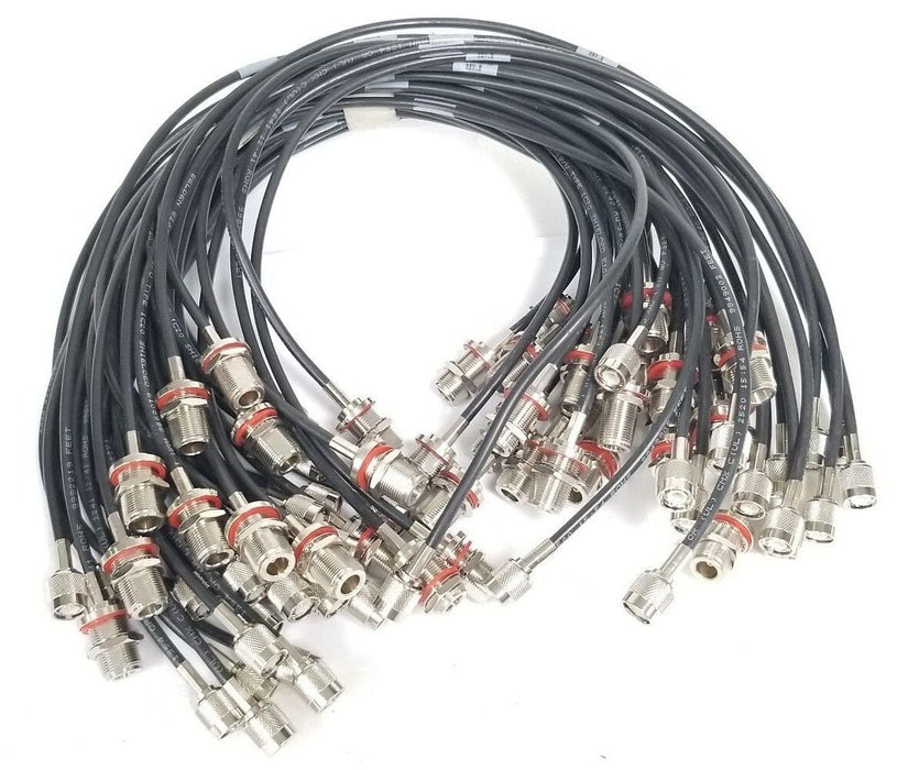 LOT OF 20 NEW WEATHERFORD 1279583 ANTENNA PIGTAIL TXNET TO BULKHEAD CABLE ASSYS