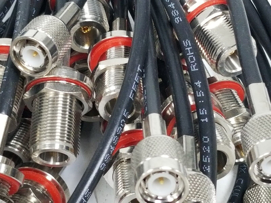 LOT OF 20 NEW WEATHERFORD 1279583 ANTENNA PIGTAIL TXNET TO BULKHEAD CABLE ASSYS