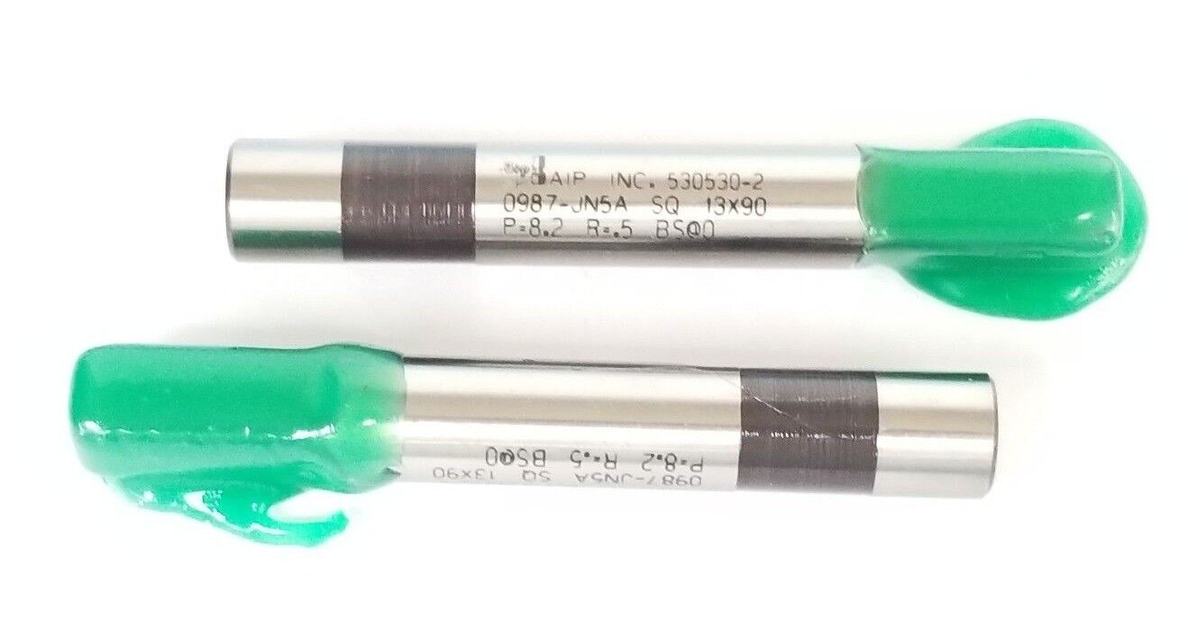 LOT OF 6 NEW AIP INC H13-RLP PUNCHES 0987-JN5A, 530530-2, 90 X 8.200 X 0.200 MM