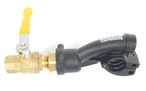 KAESER COMPRESSORS CW617N 1/2" BALL VALVE 600 CWP PN40 DN15 W/ DN25 VALVE CLAMP