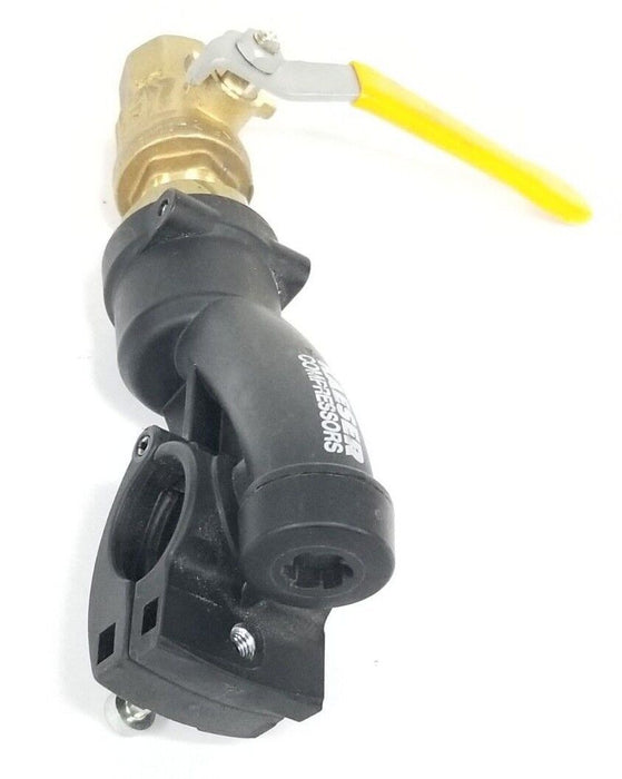 KAESER COMPRESSORS CW617N 1/2" BALL VALVE 600 CWP PN40 DN15 W/ DN25 VALVE CLAMP