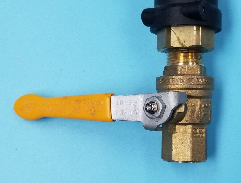 KAESER COMPRESSORS CW617N 1/2" BALL VALVE 600 CWP PN40 DN15 W/ DN25 VALVE CLAMP