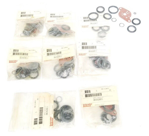 LOT OF 8 SCHRADER BELLOWS BRAZIL REPAIR KITS BK352011 & BK352021 *INCOMPLETE*
