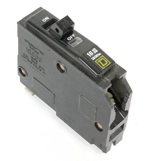 SQUARE D TYPE QO CIRCUIT BREAKER 120/240VAC, 10,000 AIR, 20A