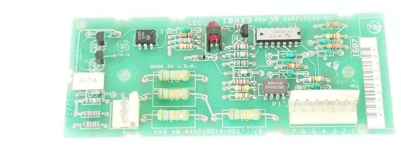 GENERAL ELECTRIC 44A717540-G01 CONTROL BOARD I0AX3 , 44A719214-001R02/3