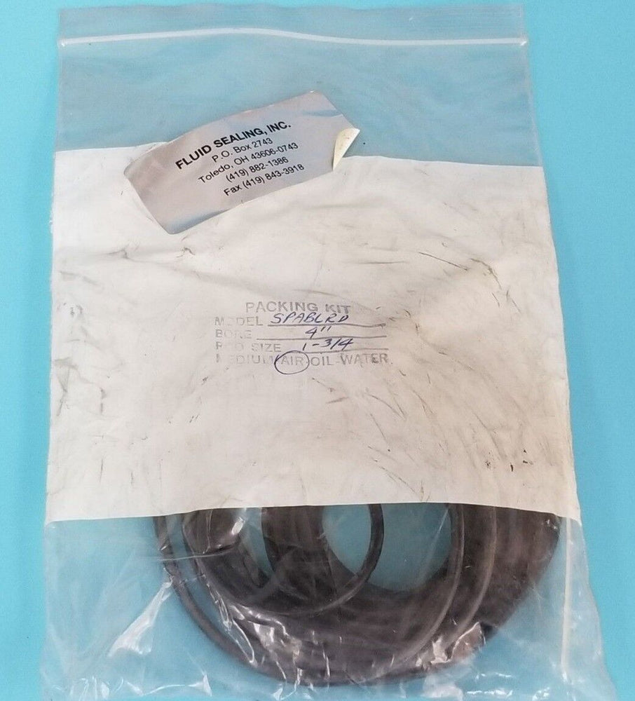 FLUID SEALING INC. SPABLRD AIR SEAL PACKING KIT 1-3/4" ROD SIZE, 4" BORE