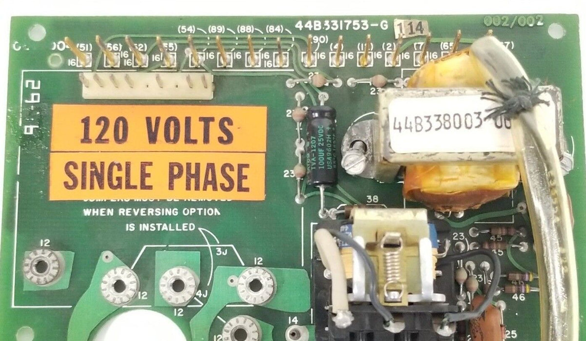 GENERAL ELECTRIC 44B331753-G-114 STATOTROL BOARD 44B331753G114, 44A305039