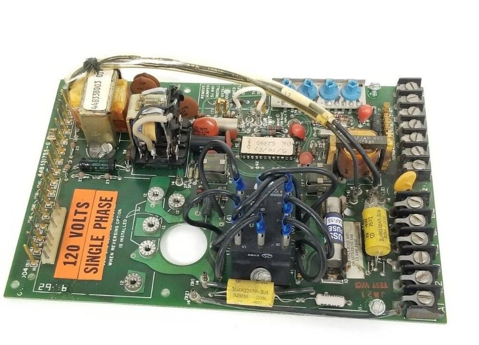 GENERAL ELECTRIC 44B331753-G-114 STATOTROL BOARD 44B331753G114, 44A305039