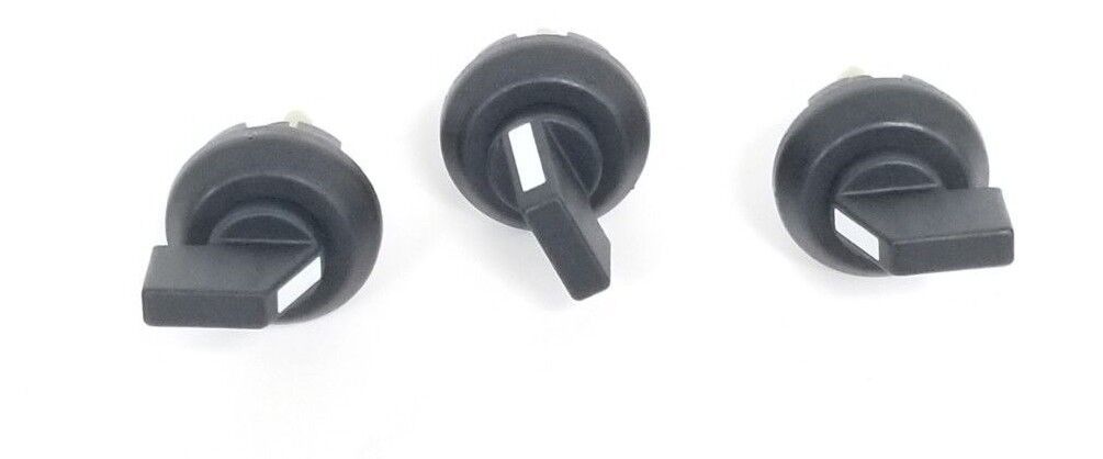 LOT OF 3 NEW GENERIC SELECTOR SWITCH KNOBS