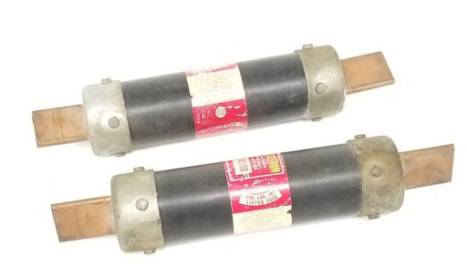 LOT OF 2 BUSSMANN FUSETRON FRS 150 DUAL-ELEMENT TIME-DELAY FUSES FRS150, 150A