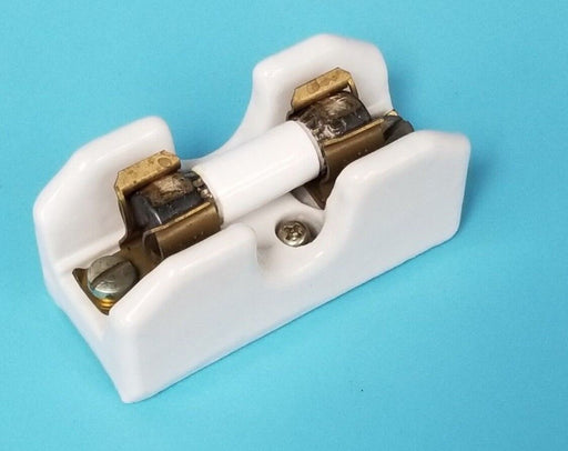 BUSSMANN 1976-1 CERAMIC FUSE HOLDER 30A, 700V W/ FWP-20 CYLINDER FUSE