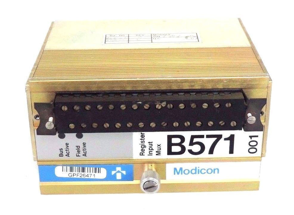 GOULD MODICON AS-B571-001 REGISTER INPUT MODULE MUX, ASB571001