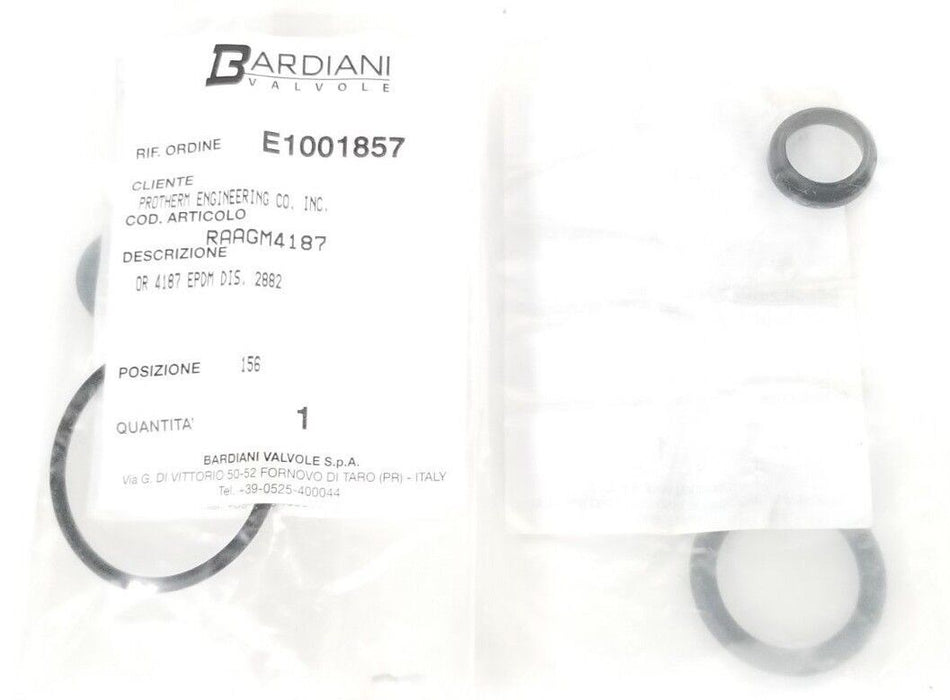 LOT OF BARDIANI VALVOLE O-RINGS TPJGM03106, RALGA018, RAAGM4187, TPGGM0181