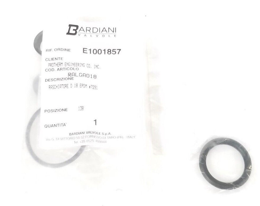 LOT OF BARDIANI VALVOLE O-RINGS TPJGM03106, RALGA018, RAAGM4187, TPGGM0181