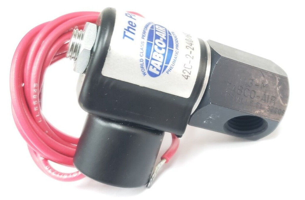 NEW FABCO-AIR 113M-42C-2-240/60 SOLENOID VALVE 42C-2-240/60 200PSI, 113-M